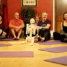 group photo of yoga students during a Scaravelli inspired Yoga workshop day at erling.yoga