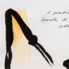 close up line drawn ink on paper images of Surya Namaskar Yoga Poster