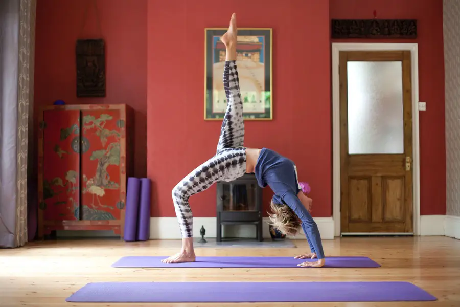 the extended leg in wheel yoga poses a yoga images
