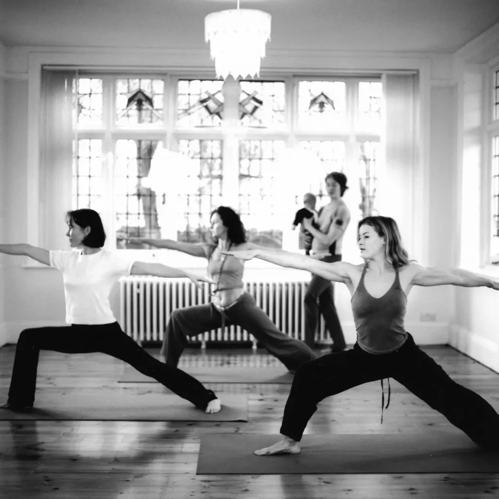 women practicing on the Island  yoga isle of wight 